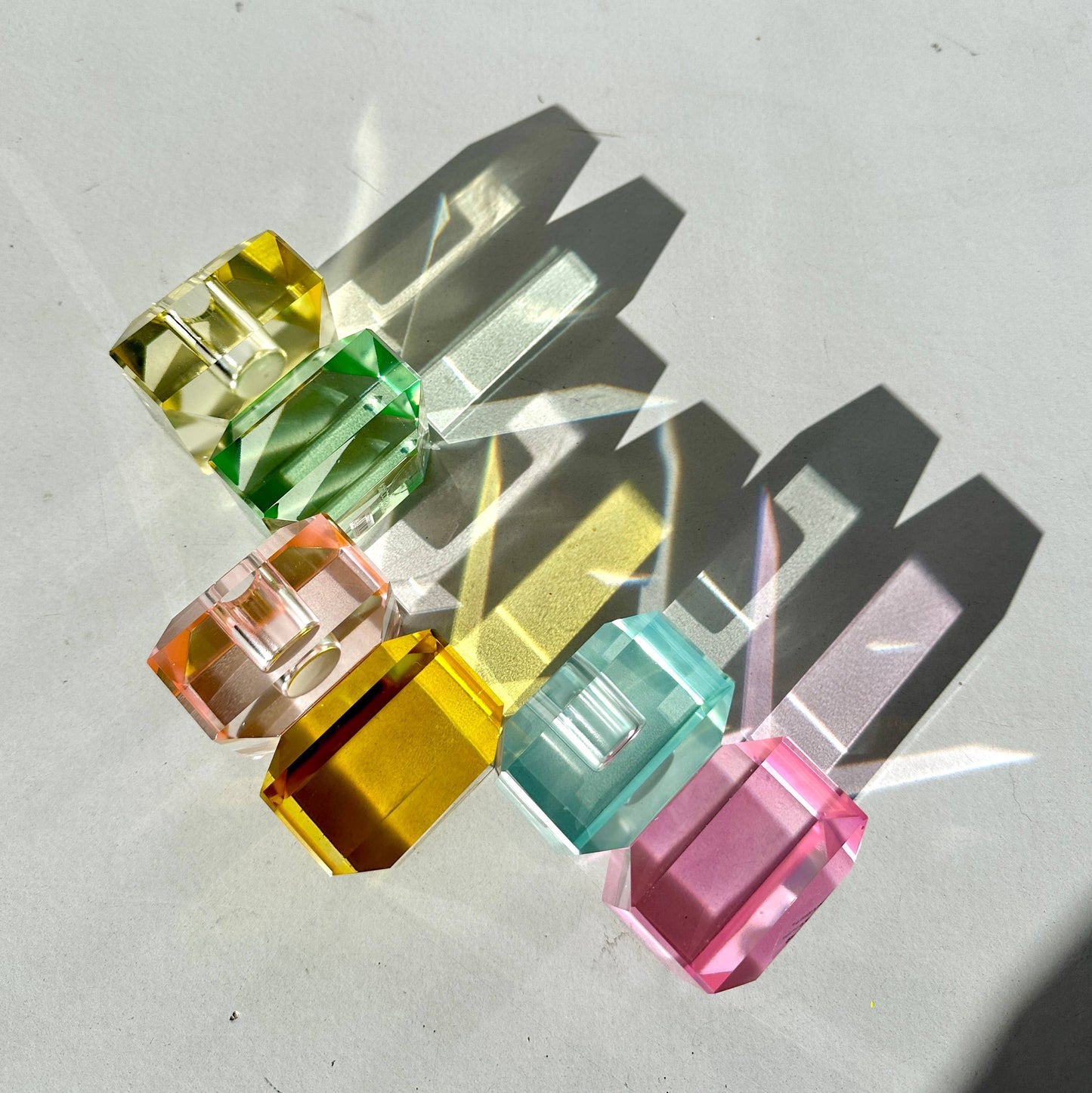 Candleholder * Diamond Green