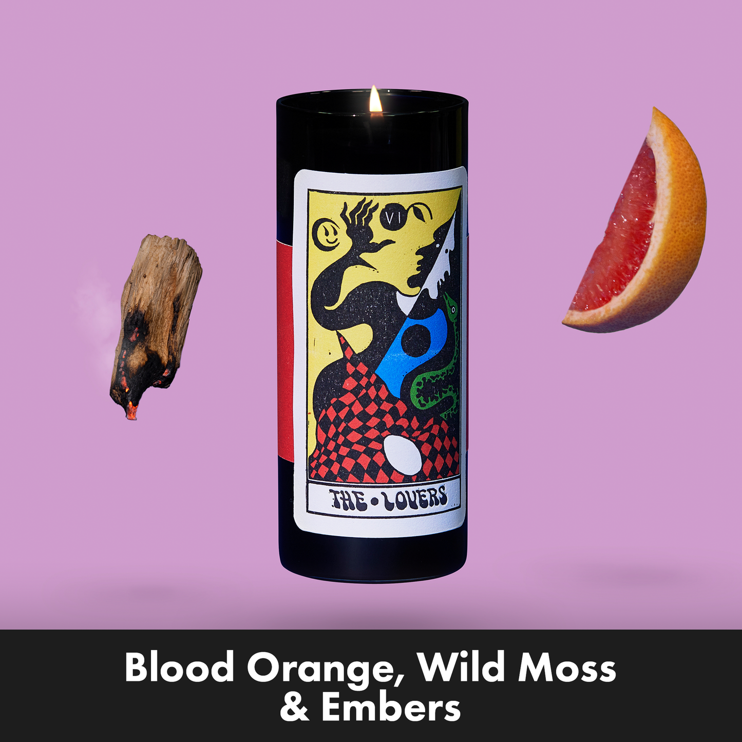 Tarot Candle - The Lovers (Scented)