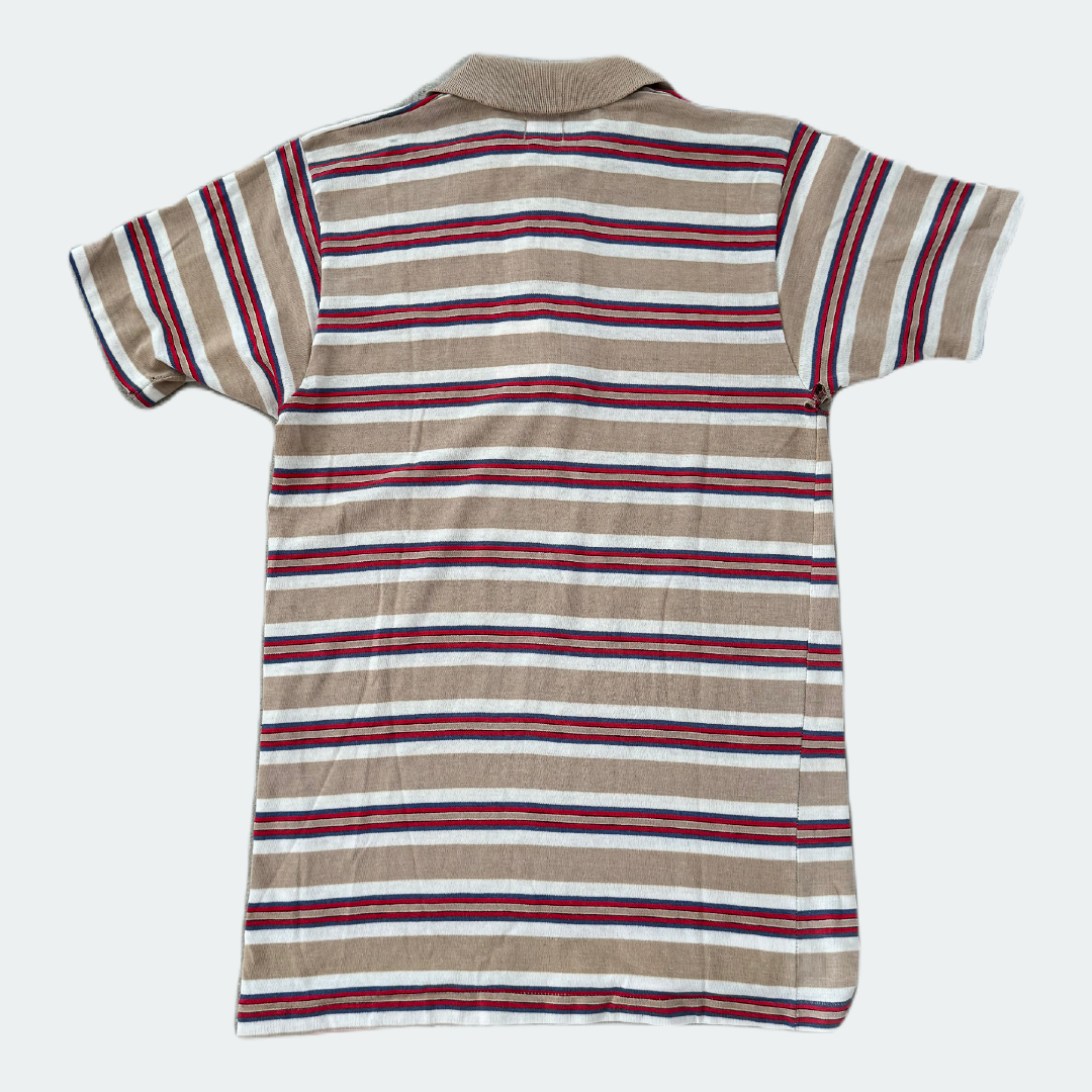 Sportswear Village Tan Stripe Polo