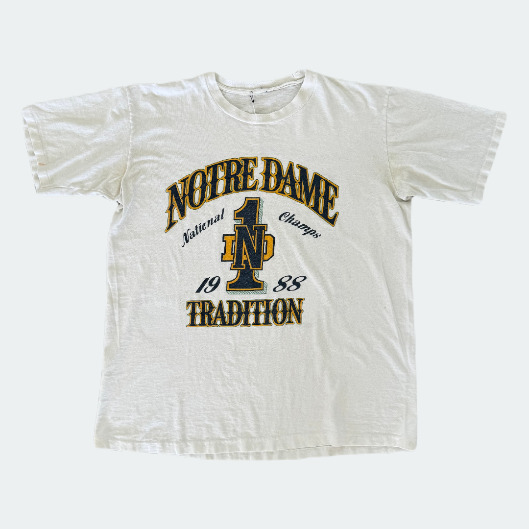 1988 Notre Dame Championship Tee