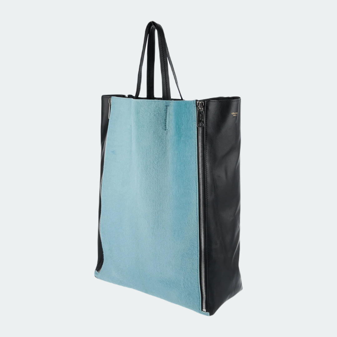 CELINE Pony Hair Vertical Cabas