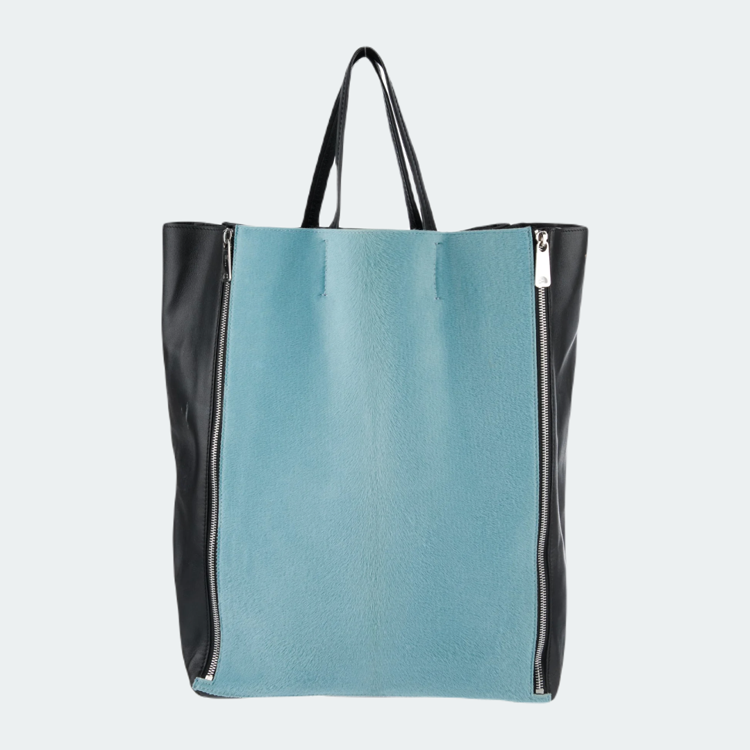 CELINE Pony Hair Vertical Cabas
