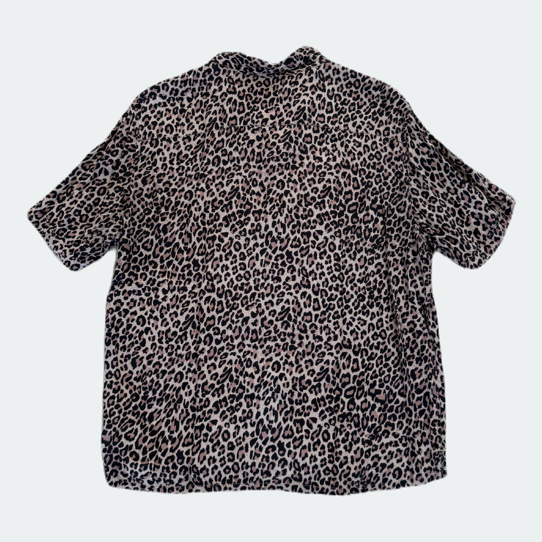 All Saints Leopard Camp Shirt - ISD