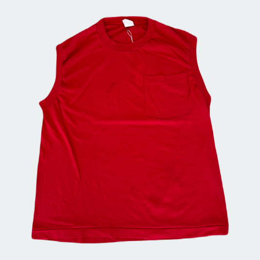 Solid Red Pocket Muscle 2