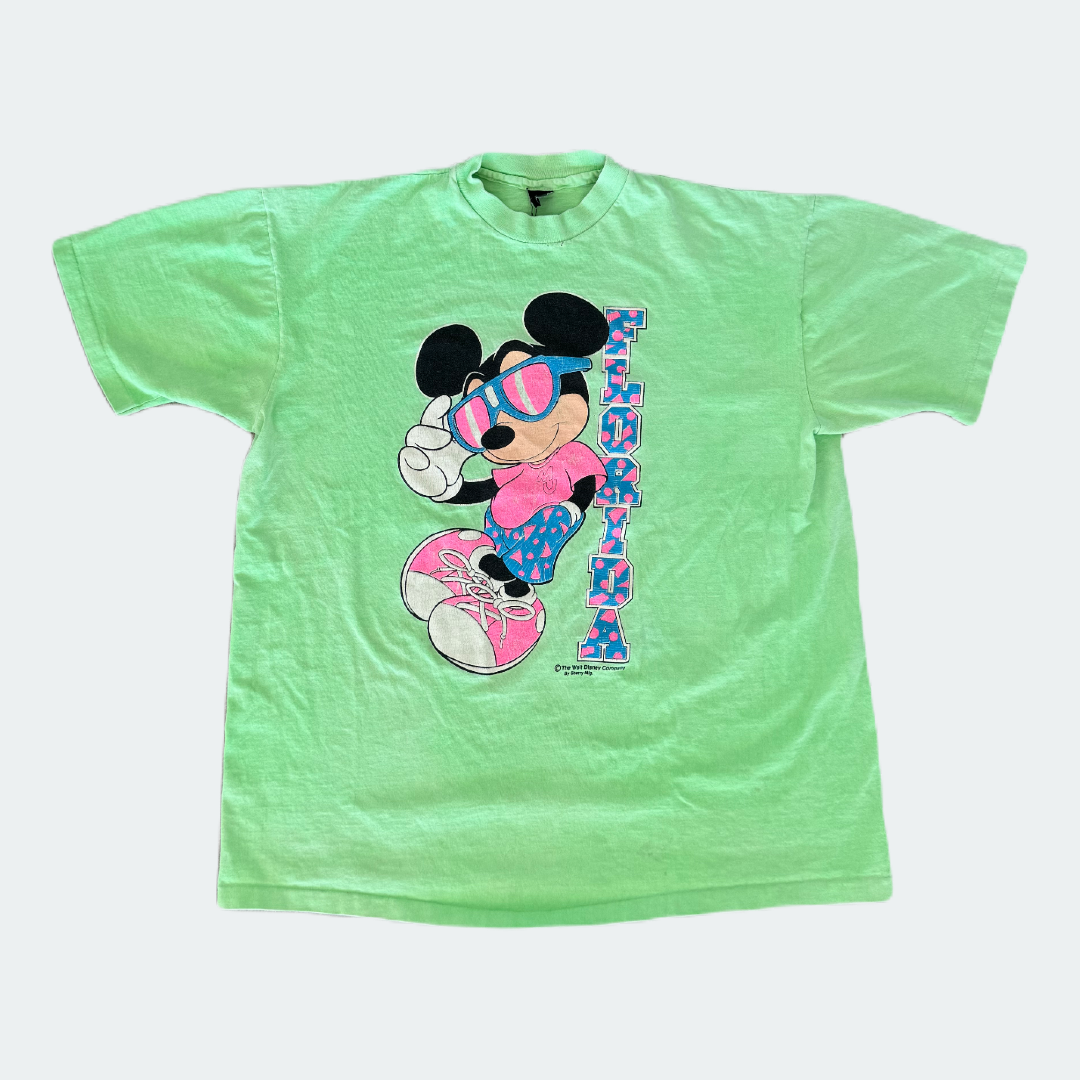 Disney Mickey Florida 80s Neon