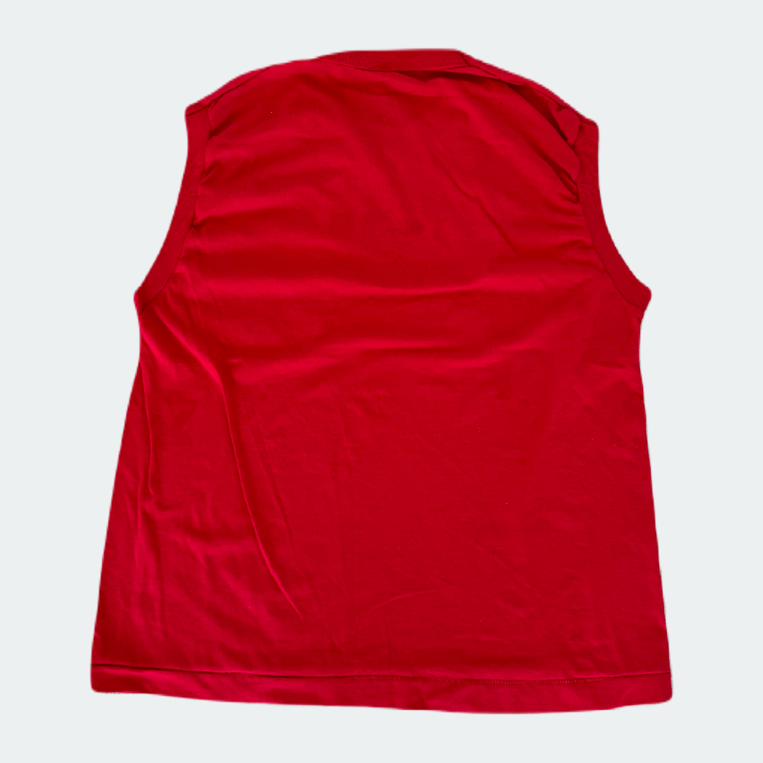 Solid Red Pocket Muscle 2