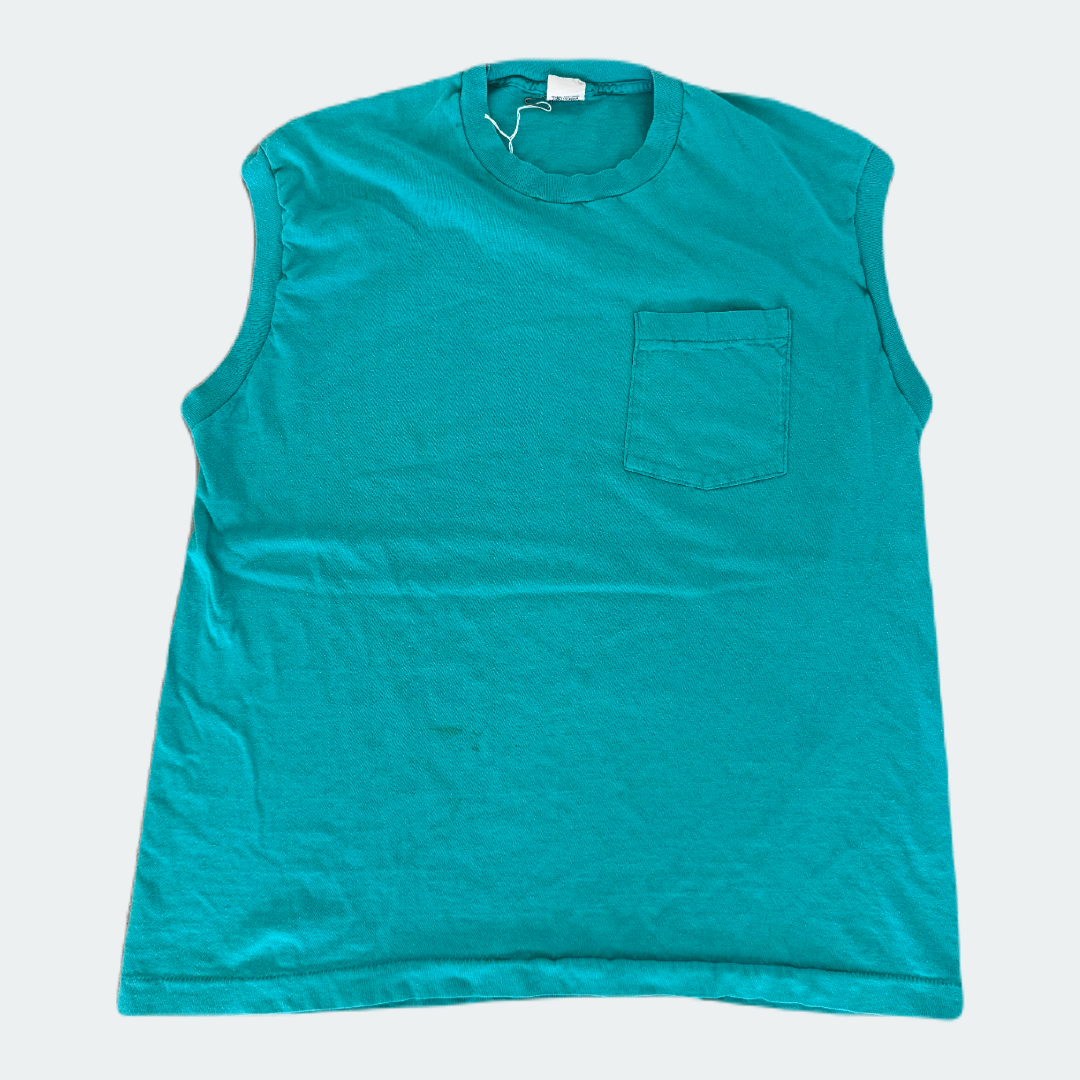 Solid Teal Pocket Muscle